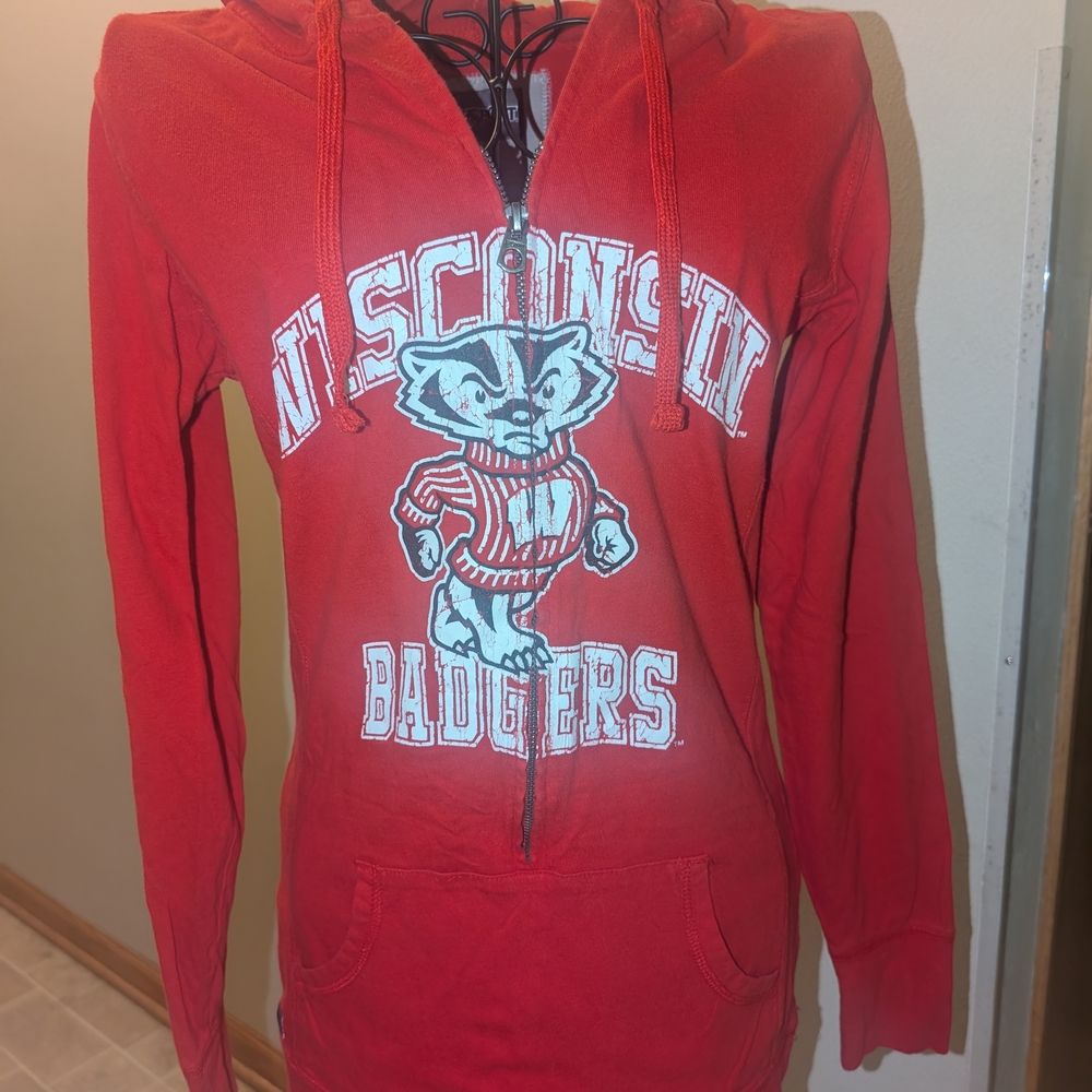 Jansport Red Wisconsin Badgers Long Sleeve Tee
